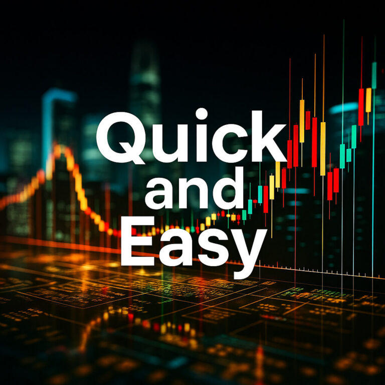 Rapide et facile – Enregistrement du code LEI en moins de 10 minutes avec arrière-plan de graphique financier