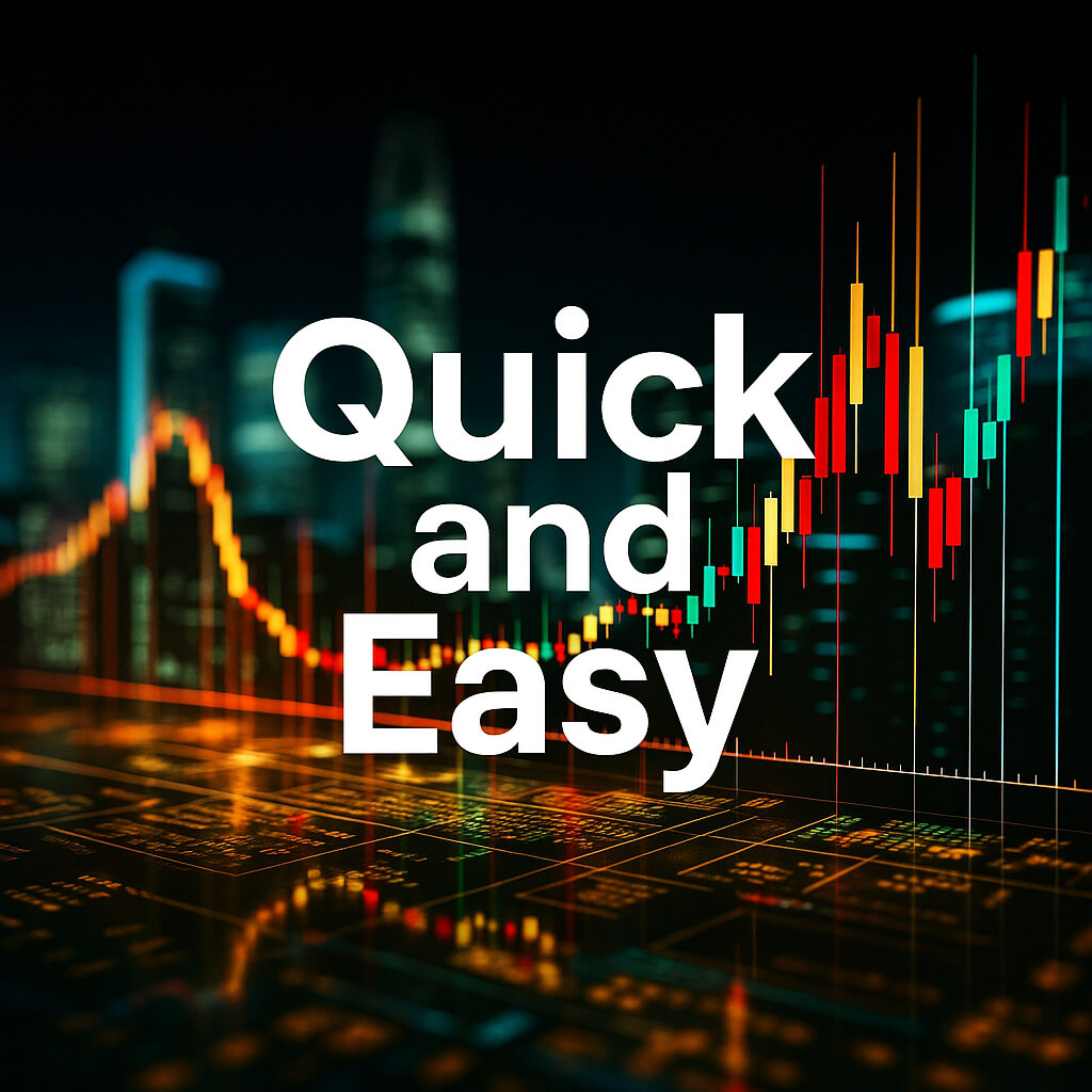 Rapide et facile – Enregistrement du code LEI en moins de 10 minutes avec arrière-plan de graphique financier